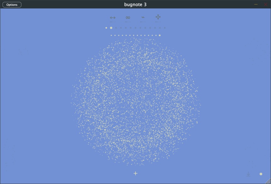 The particle interface of bugnote 3